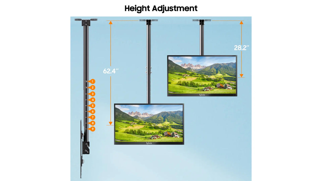 Sylvox Outdoor TV Ceiling Mount SRND Store