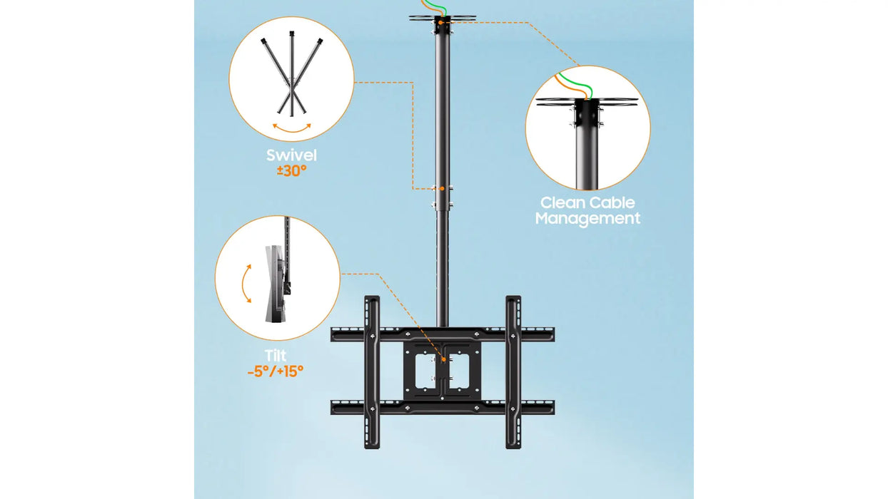Sylvox Outdoor TV Ceiling Mount SRND Store