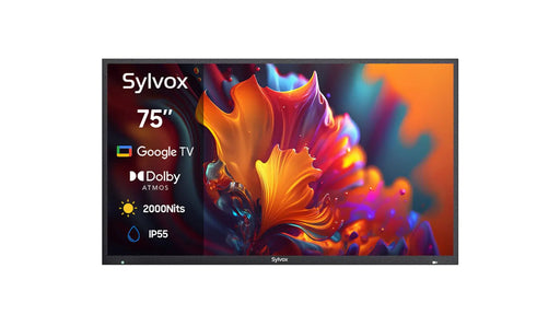75" Outdoor TV - 2024 Pool Pro 2.0 QLED Series - 2000Nit (Full Sun) Sylvox