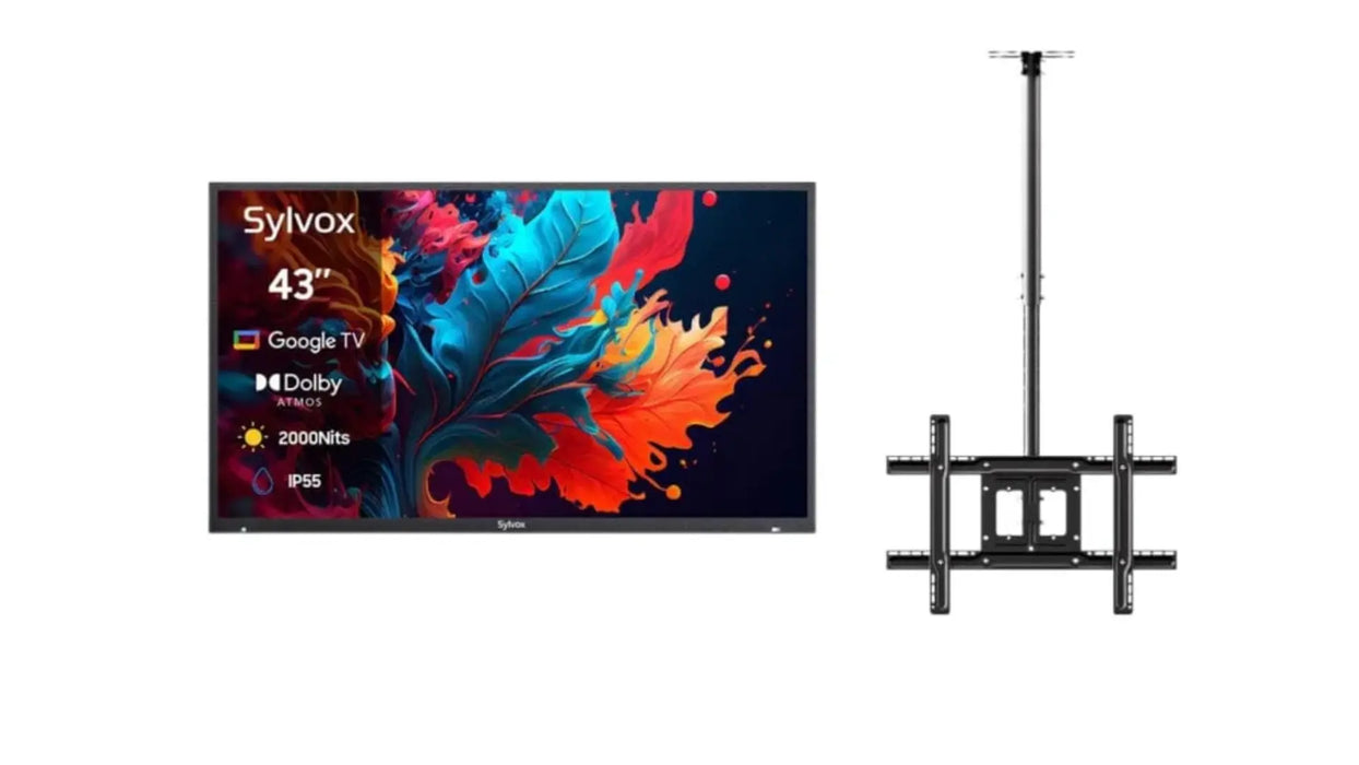43" Outdoor TV - 2024 Pool Pro 2.0 QLED Series - 2000Nit (Full Sun) Sylvox