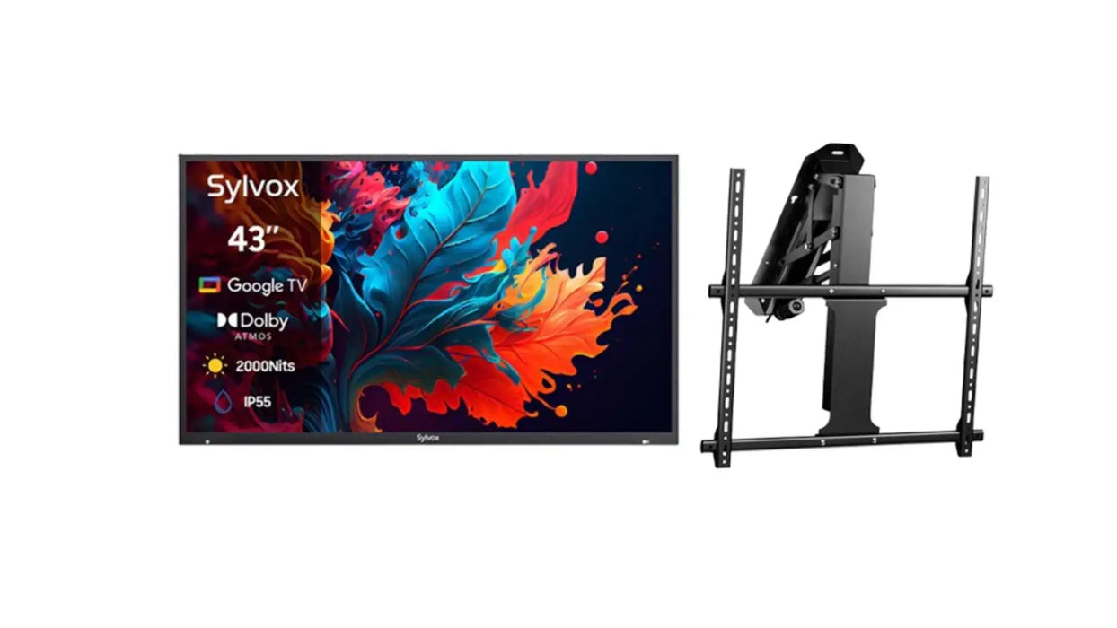 43" Outdoor TV - 2024 Pool Pro 2.0 QLED Series - 2000Nit (Full Sun) Sylvox