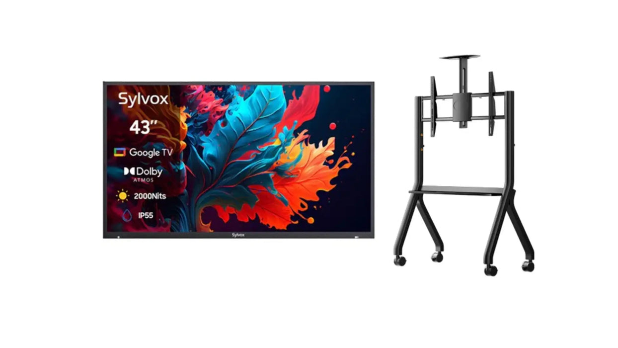43" Outdoor TV - 2024 Pool Pro 2.0 QLED Series - 2000Nit (Full Sun) Sylvox