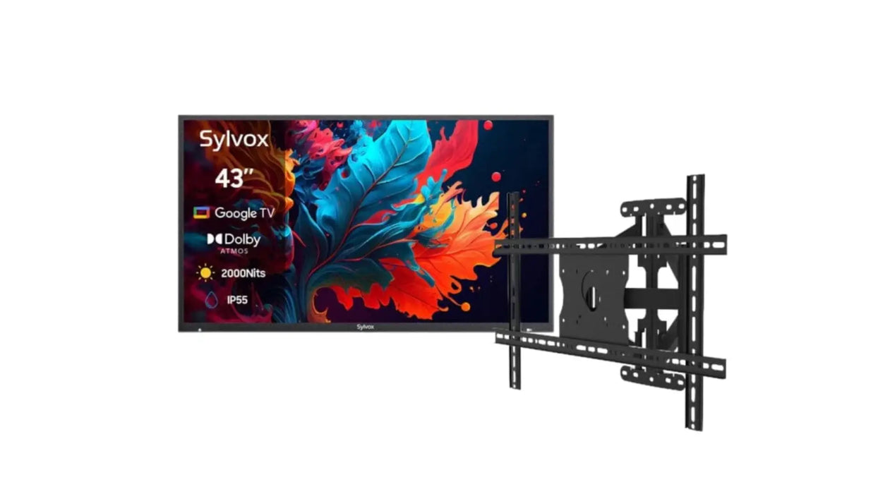 43" Outdoor TV - 2024 Pool Pro 2.0 QLED Series - 2000Nit (Full Sun) Sylvox