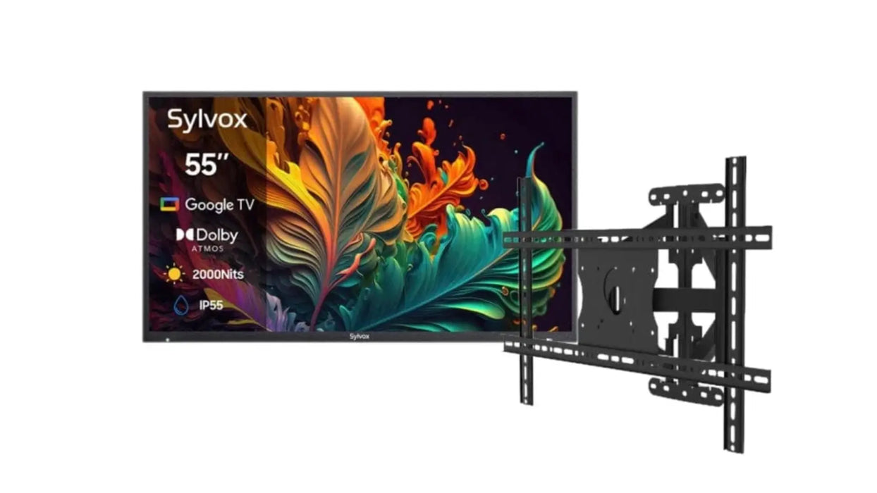55" Outdoor TV - 2024 Pool Pro 2.0 QLED Series - 2000Nit (Full Sun) Slyvox