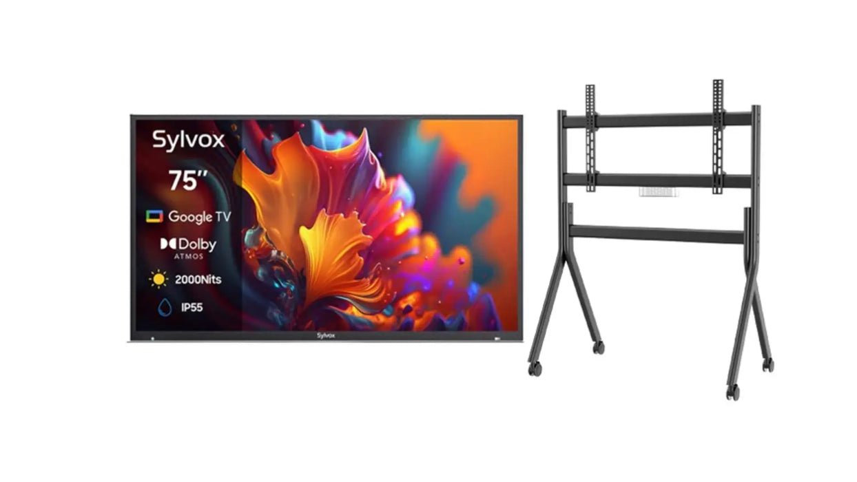 75" Outdoor TV - 2024 Pool Pro 2.0 QLED Series - 2000Nit (Full Sun) Sylvox