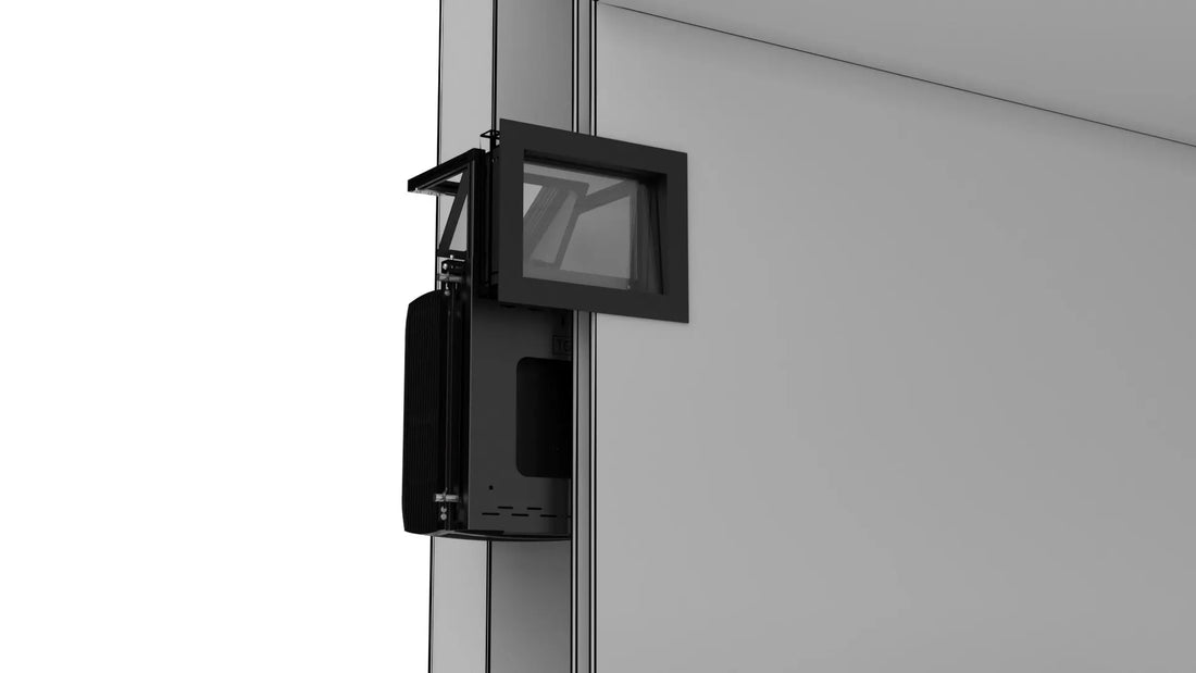 Why does a projection port hole have angled glass? - SRND Store