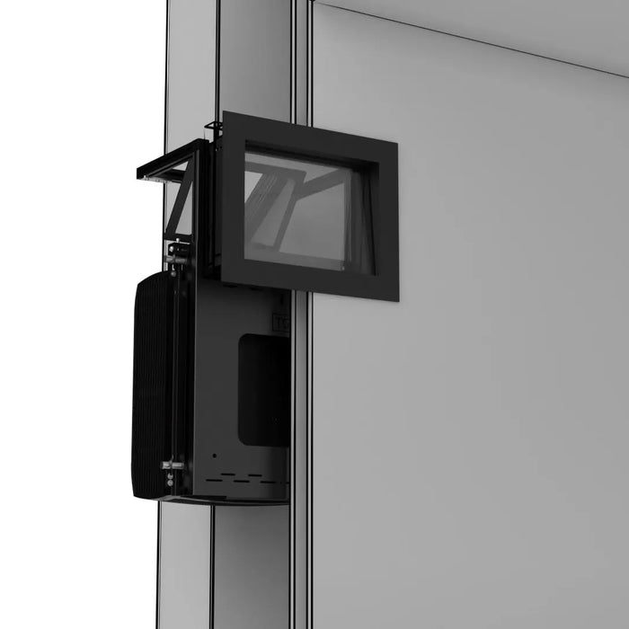 Why does a projection port hole have angled glass? - SRND Store