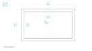 Mask2TB - Top and Bottom Masking Projection Screen - 1.78:1 Aspect Display Technologies