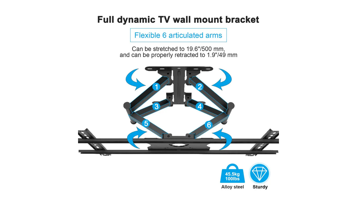 Heavy-Duty Outdoor TV Wall Mountn- Outdoor Sylvox